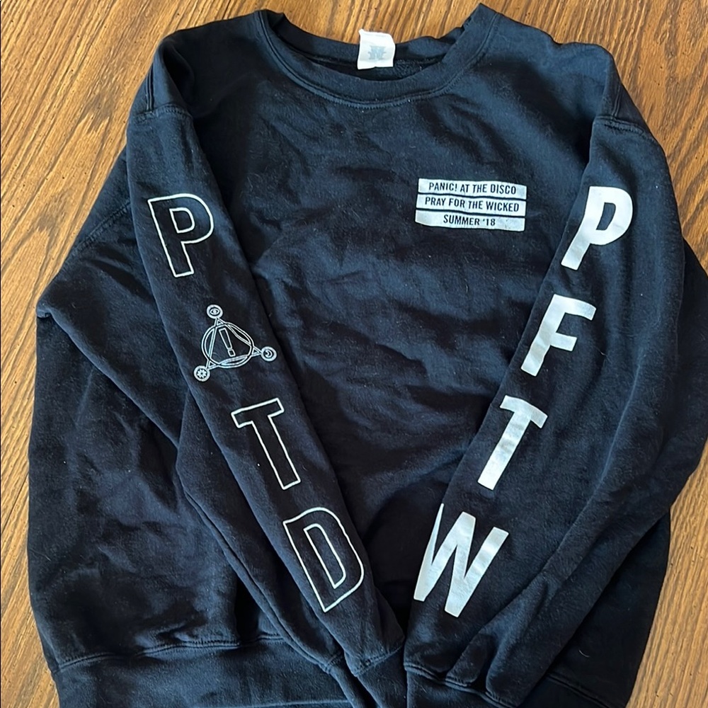Black Graphic P!ATD Sweatshirt